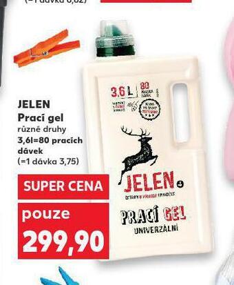 Kaufland Jelen prací gel nabídka
