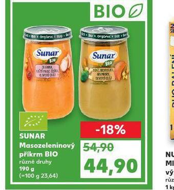 Kaufland Sunar masozeleninový příkrm nabídka