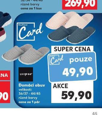 Kaufland Domácí obuv nabídka