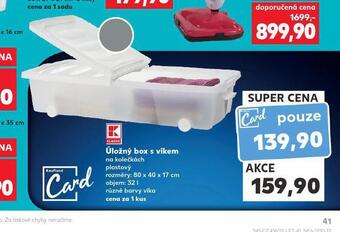 Kaufland Úložný box s víkem nabídka