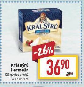 Billa Král sýrů hermelín nabídka