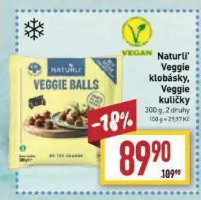 Billa Veggie kuličky nabídka