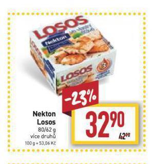 Billa Nekton losos nabídka
