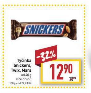 Billa Tyčinka mars nabídka