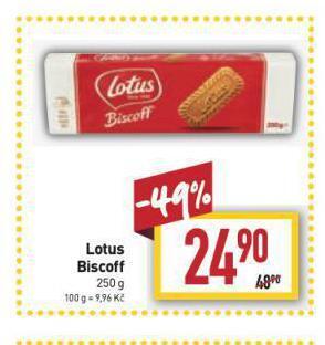 Billa Lotus biscoff nabídka