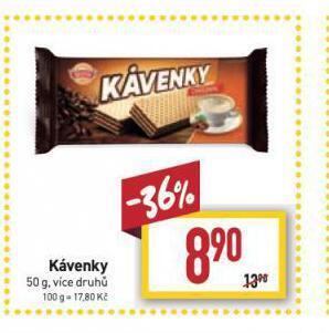 Billa Kávenky nabídka