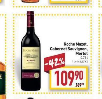 Billa Merlot nabídka