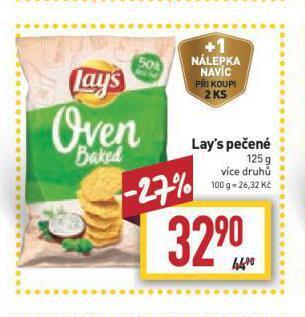 Billa Lay's chipsy nabídka