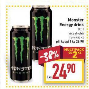 Billa Monster energy drink nabídka