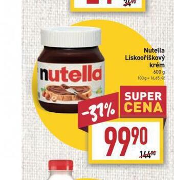 Billa Nutella nabídka