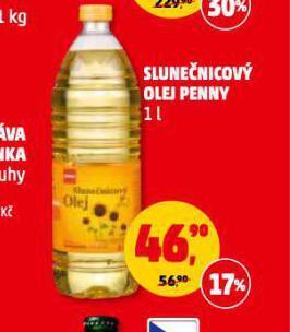 Penny Market Slunečnicový olej nabídka