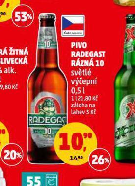 Penny Market Pivo radegast nabídka