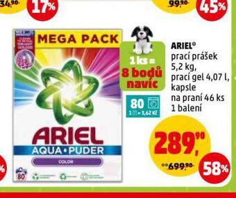 Penny Market Ariel prací prostředek nabídka