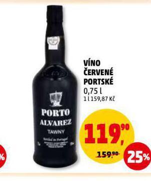 Penny Market Víno červené portské nabídka