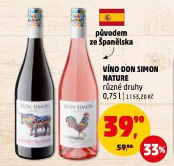 Penny Market Víno don simon nature nabídka