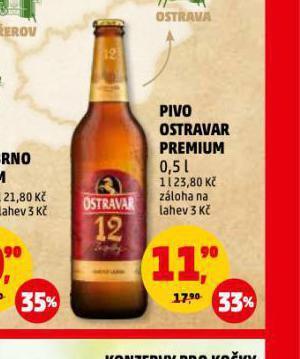 Penny Market Pivo ostravar premium nabídka