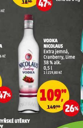 Penny Market Vodka nicolaus nabídka