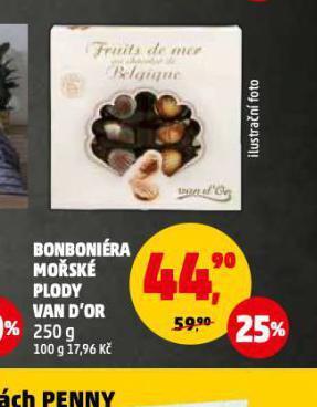 Penny Market Bonboniéra mořské plody van d´or nabídka