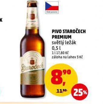 Penny Market Pivo staročech premium nabídka