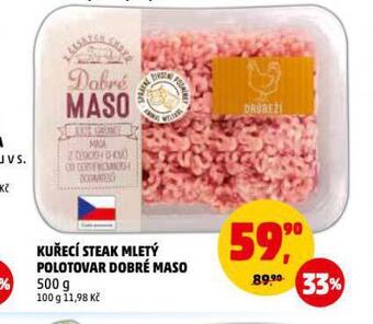 Penny Market Kuřecí steak mletý nabídka