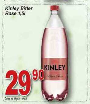 Hruška Kinley bitter rose 1,5l nabídka