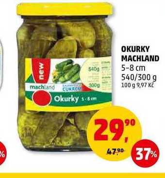 Penny Market Okurky machland 5-8 cm, 540 g nabídka