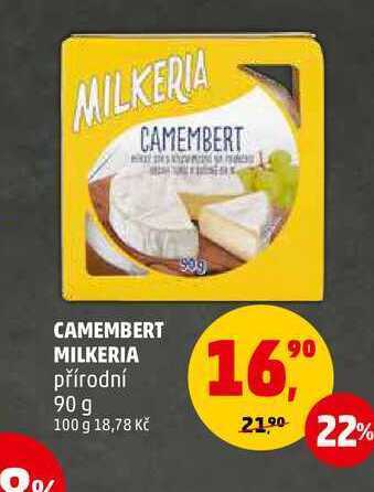 Penny Market Camembert milkeria, 90 g nabídka