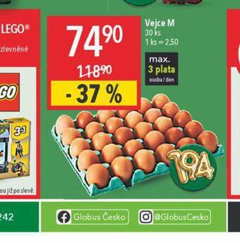 Globus Vejce m 30 ks nabídka