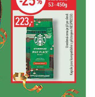 Globus Starbucks kapsle nabídka