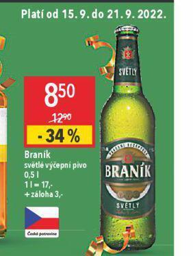 Globus Pivo braník nabídka