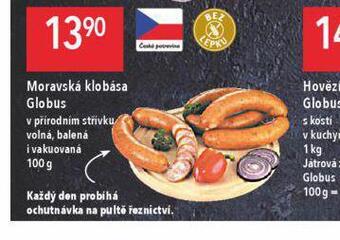 Globus Moravská klobása nabídka