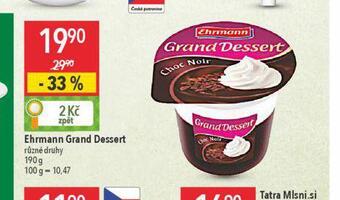 Globus Ehrmann grand dessert nabídka