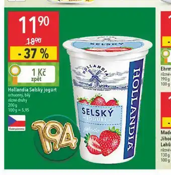 Globus Hollandia selský jogurt ochucený, bílý nabídka
