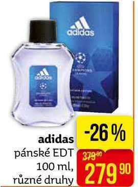 Teta Adidas pánské edt 100 ml, různé druhy nabídka