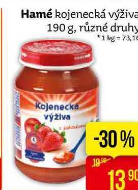 Teta Hamé kojenecká výživa 190 g, různé druhy nabídka