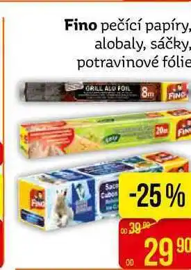 Teta Fino pečící papíry alobaly, sáčky potravinové fólie nabídka
