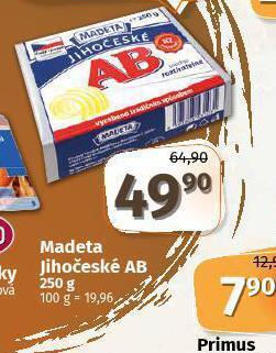 Coop Madeta jihočeské ab nabídka