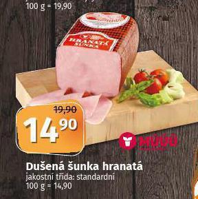 Coop Dušená šunka hranatá nabídka