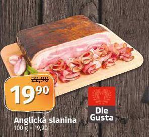 Coop Anglická slanina nabídka
