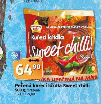 Pečená kuřecí křídla sweet chilli