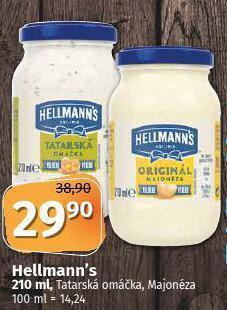 Coop Hellmann´s tatarská omáčka, majonéza nabídka