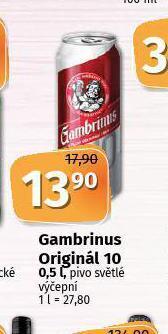 Coop Pivo gambrinus originál nabídka