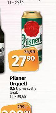 Coop Pivo pilsner urquell nabídka