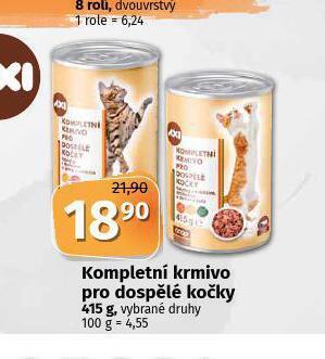 Coop Axi kompletní krmivo pro dospělé kočky nabídka
