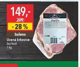 Globus Uzená krkovice bez kosti nabídka