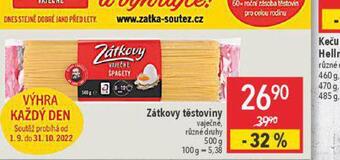 Globus Zátkovy těstoviny nabídka