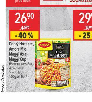 Globus Dobrý hostinec, amore mio, maggi asia maggi cup nabídka