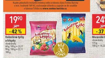 Globus Kukuřičné křupky a tyčky nabídka