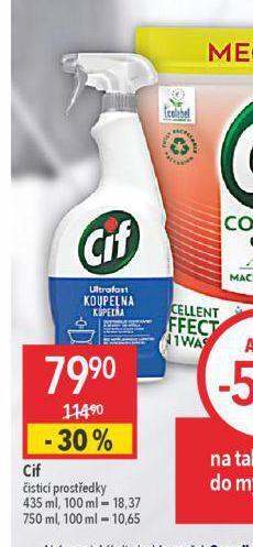 Globus Cif čistící prostředky nabídka