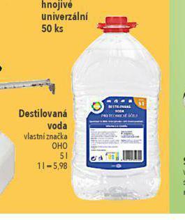 Globus Destilovaná voda nabídka
